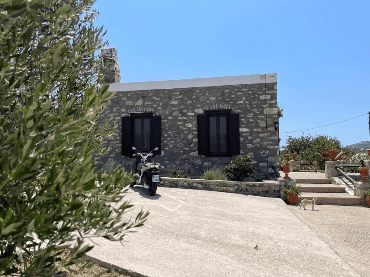 Πέτρινο Εξοχικό Σπίτι Στη Σύρο Agros  Exterior foto