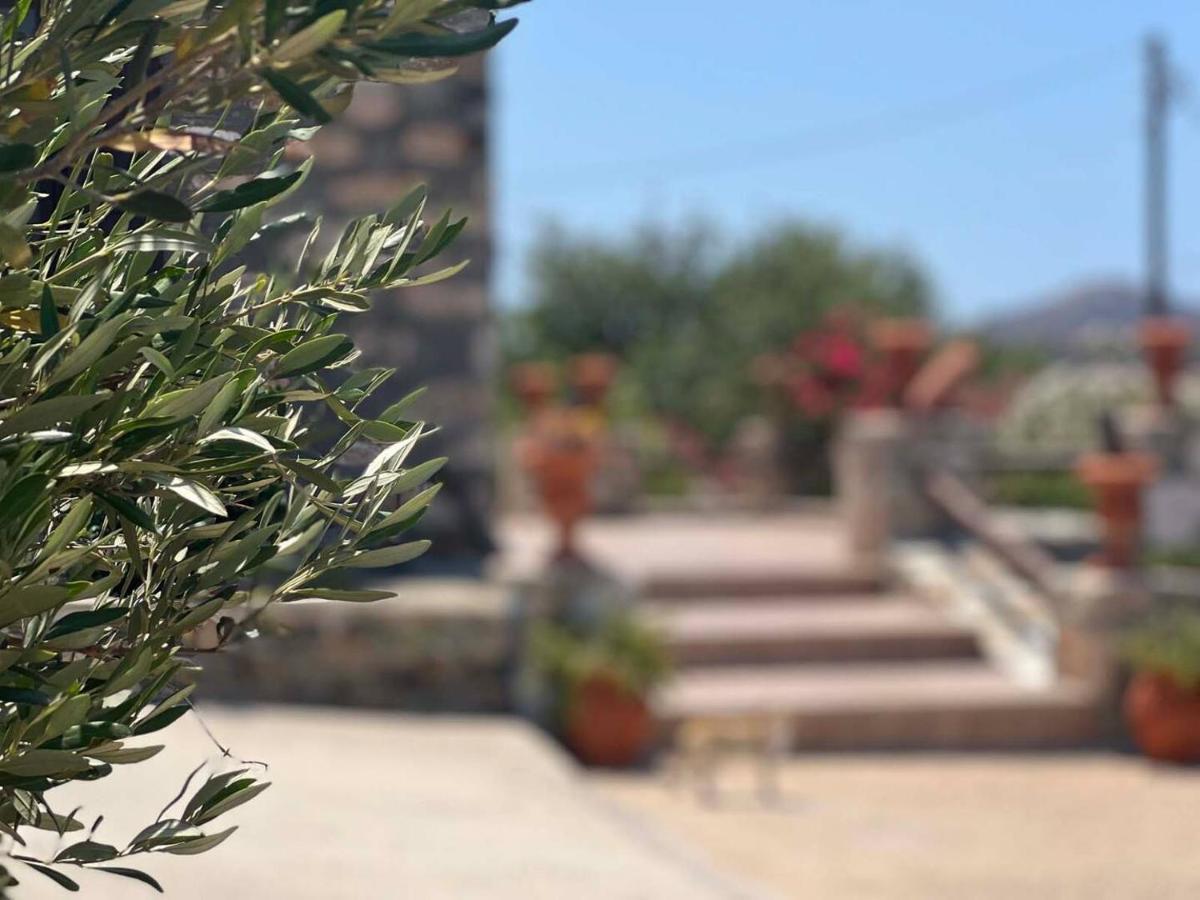 Πέτρινο Εξοχικό Σπίτι Στη Σύρο Agros  Exterior foto