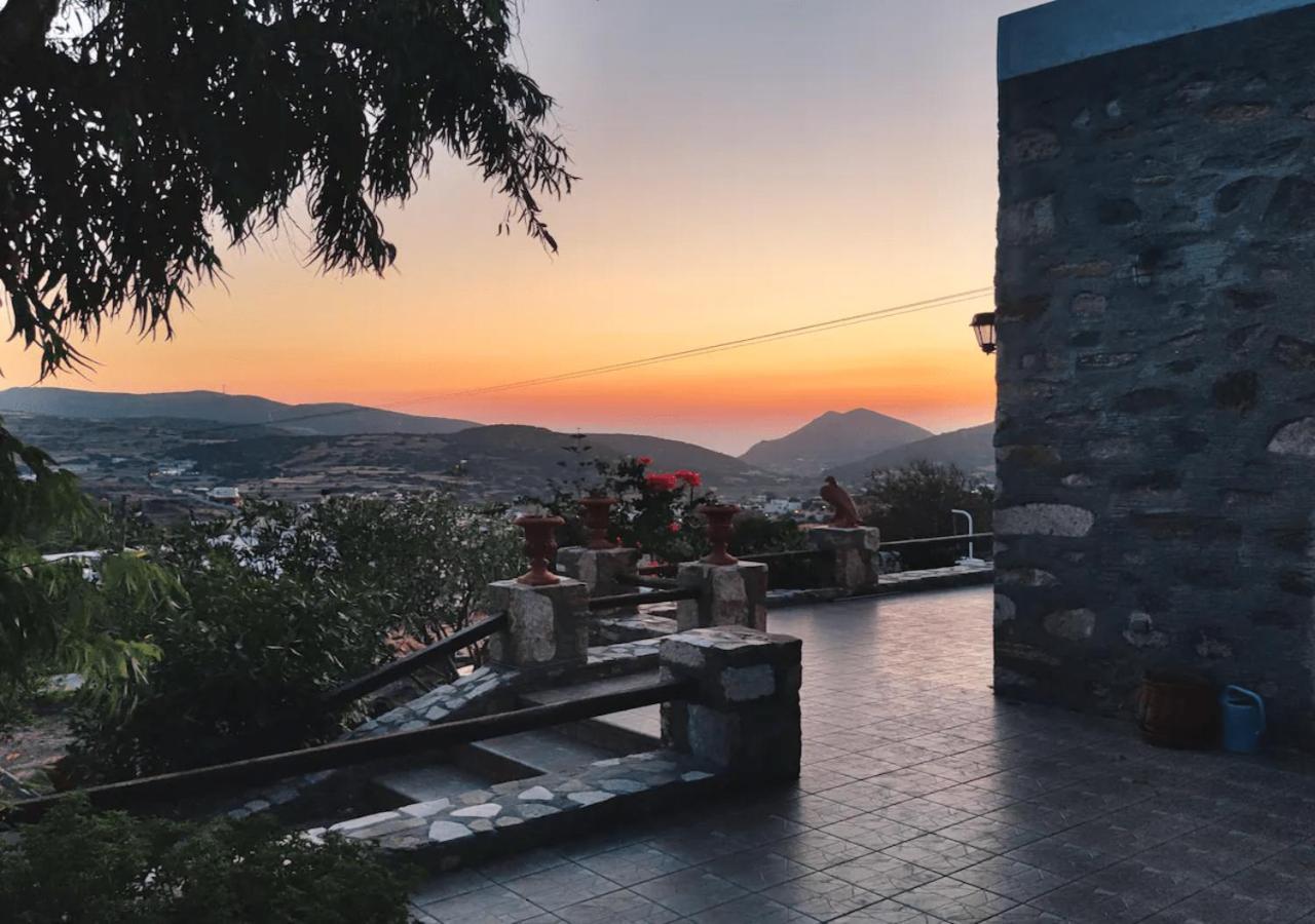 Πέτρινο Εξοχικό Σπίτι Στη Σύρο Agros  Exterior foto